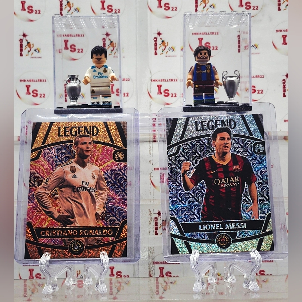 Lionel Messi FC Barcelona & Cristiano Ronaldo Real Madrid Legends